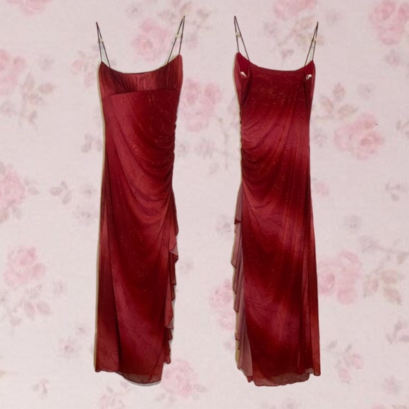 SOLD Vintage Jessica Prom Dress - Picture 2 of 3